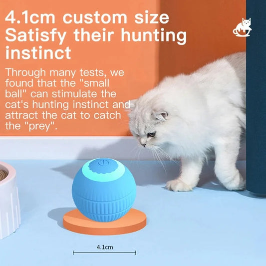 Interaktiver Hunde- und Katzenball, elektrischer - selbstrollender Spielball für dein Haustier, automatisches Trainings- & Bewegungsspielzeug