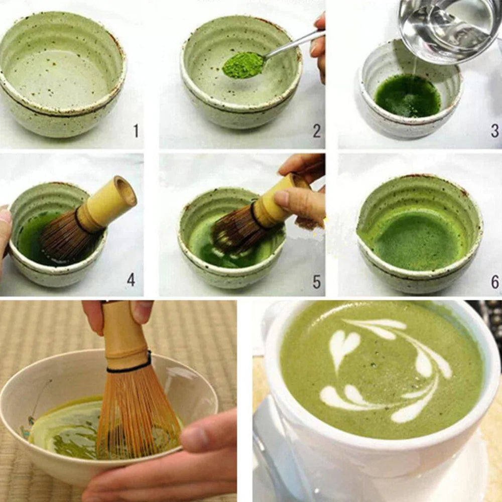 Traditioneller Matcha-Besen (Chasen)
Japanischer Matcha-Besen Bambus, Teewerkzeug für perfekten Grüntee (Matcha)